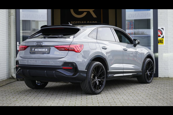 Audi Q3 Sportback 35 TFSI 3x S-Line Black Optik AUTOMAAT-CAMERA-CARPLAY-DRIVE SELECT-ELEKTRISCHE STOELEN-KEYLESS-MATRIX-PANORAMA