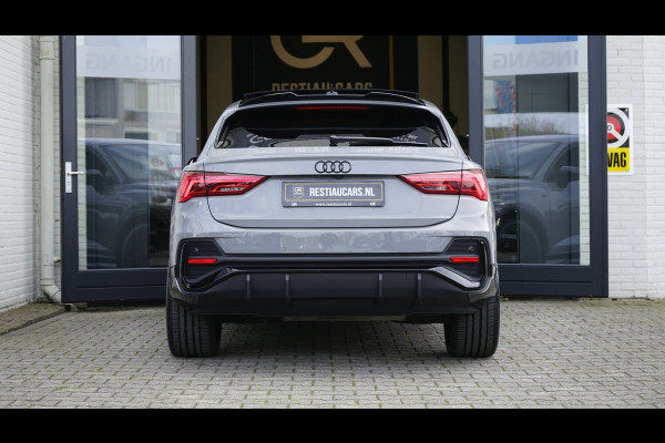 Audi Q3 Sportback 35 TFSI 3x S-Line Black Optik AUTOMAAT-CAMERA-CARPLAY-DRIVE SELECT-ELEKTRISCHE STOELEN-KEYLESS-MATRIX-PANORAMA