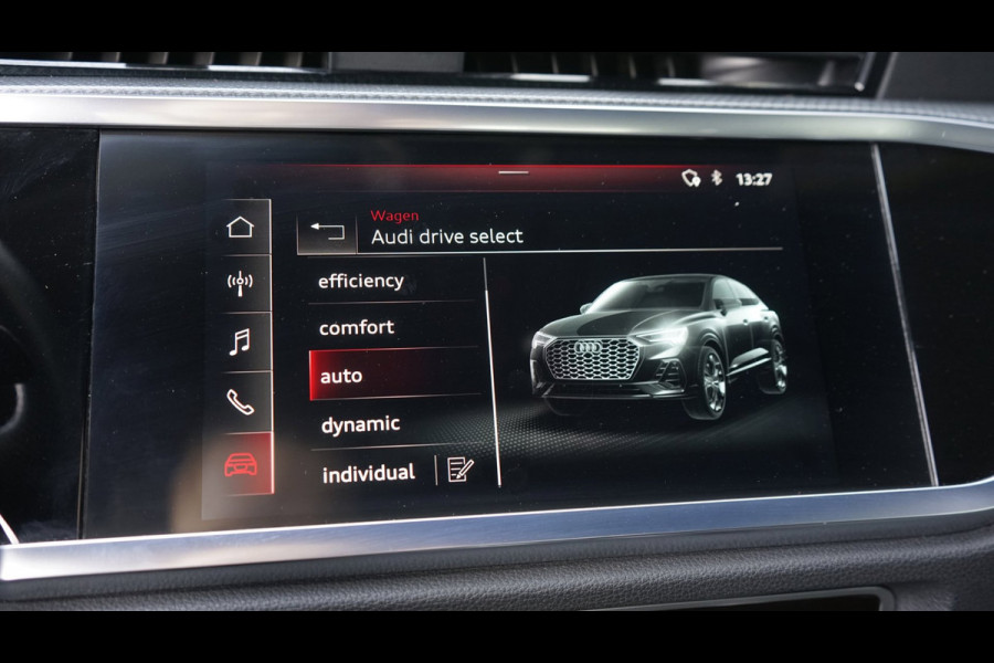 Audi Q3 Sportback 35 TFSI 3x S-Line Black Optik AUTOMAAT-CAMERA-CARPLAY-DRIVE SELECT-ELEKTRISCHE STOELEN-KEYLESS-MATRIX-PANORAMA