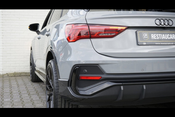Audi Q3 Sportback 35 TFSI 3x S-Line Black Optik AUTOMAAT-CAMERA-CARPLAY-DRIVE SELECT-ELEKTRISCHE STOELEN-KEYLESS-MATRIX-PANORAMA