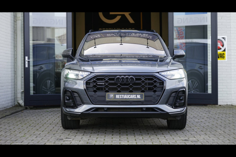 Audi Q5 55 TFSIe Quattro 3x S-Line Black Optik ACC-AMBIANCE-CAMERA-CARPLAY-KEYLESS-MATRIX LED-PANORAMA-ZONSVERDUISTERING