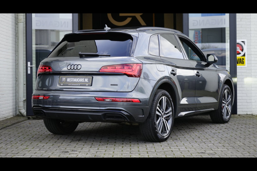 Audi Q5 55 TFSIe Quattro 3x S-Line Black Optik ACC-AMBIANCE-CAMERA-CARPLAY-KEYLESS-MATRIX LED-PANORAMA-ZONSVERDUISTERING