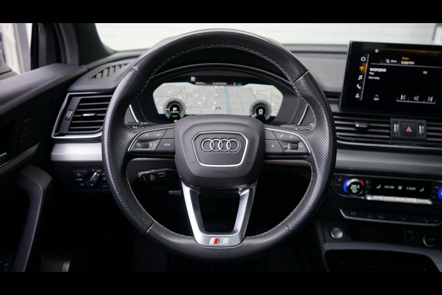 Audi Q5 55 TFSIe Quattro 3x S-Line Black Optik ACC-AMBIANCE-CAMERA-CARPLAY-KEYLESS-MATRIX LED-PANORAMA-ZONSVERDUISTERING