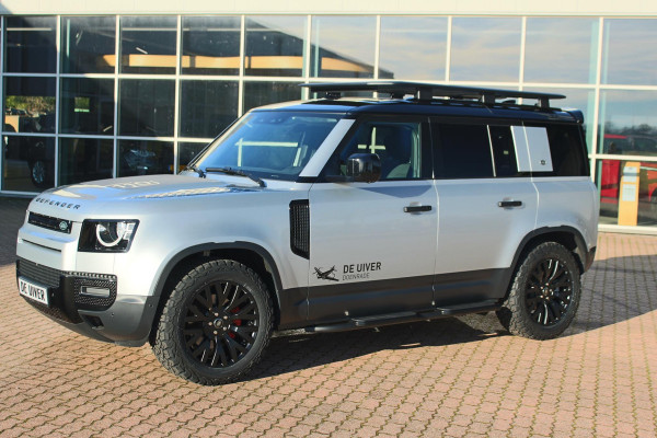 Land Rover Defender D240 110 S 7 Seater incl. Btw / BPM geel kenteken „De Uiver” Special Lier