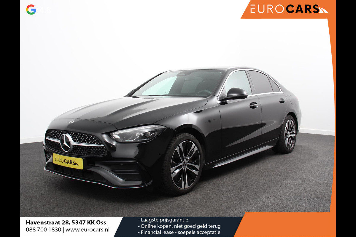 Mercedes-Benz C-Klasse 300e AMG Line sedan Automaat | Climate control | Adaptieve cruise control | Parkeersensoren | Achteruitrijcamera | Sfeerverlichting | Stoelverwarming | Keyless | LED | Navigatie