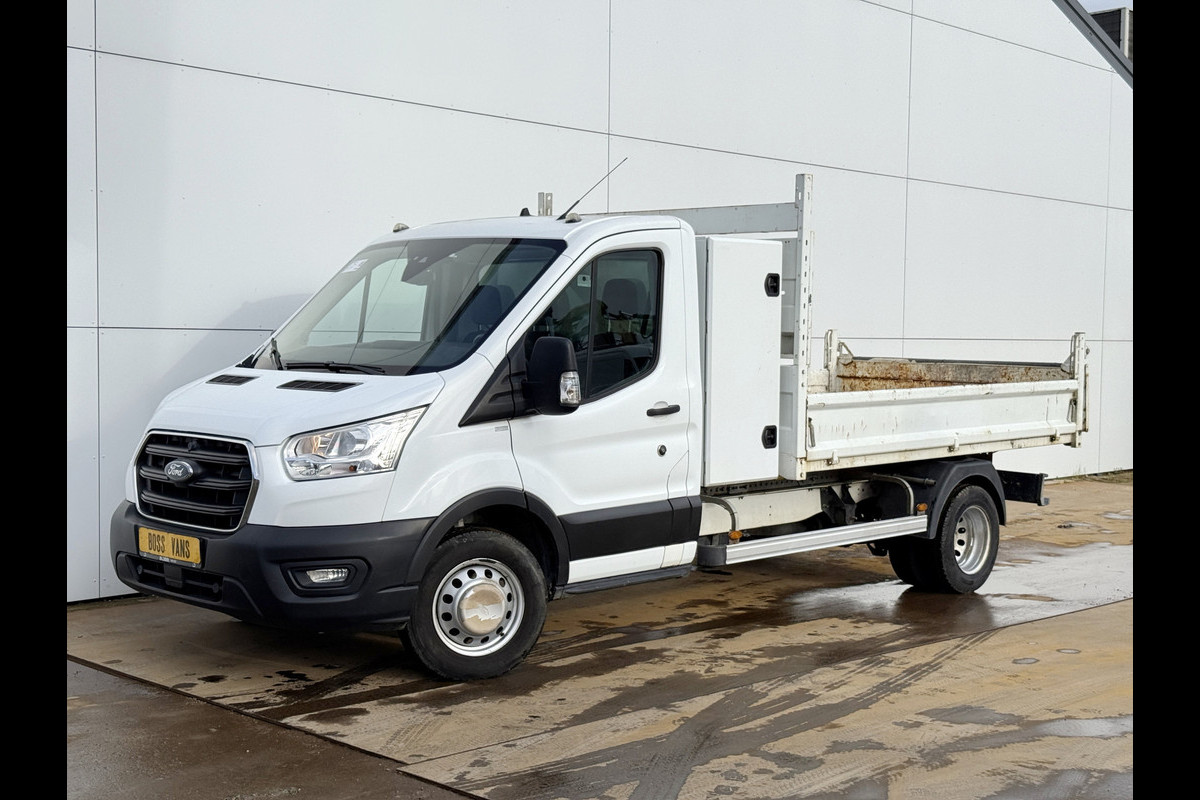 Ford Transit 2.0 TDCI 170PK Kipper Dubbellucht Airco Cruise Control Lane Assist Trekhaak Tipper Benne