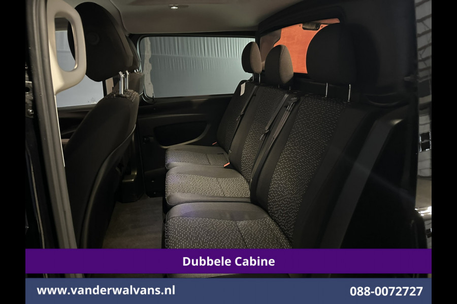 Mercedes-Benz Vito 116 CDI 164pk 9G-Tronic Automaat L2H1 Dubbele Cabine Fabrieksgarantie Euro6 Airco | 5-Zits | 2x zijdeur | 360 graden Camera Navigatie, LED, LM Velgen, 2500kg Trekhaak, Adaptieve Cruisecontrol, Parkeersensoren, Isofix, MBUX
