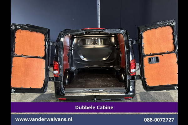 Mercedes-Benz Vito 116 CDI 164pk 9G-Tronic Automaat L2H1 Dubbele Cabine Fabrieksgarantie Euro6 Airco | 5-Zits | 2x zijdeur | 360 graden Camera Navigatie, LED, LM Velgen, 2500kg Trekhaak, Adaptieve Cruisecontrol, Parkeersensoren, Isofix, MBUX
