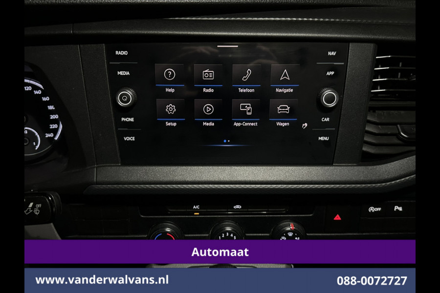 Volkswagen Transporter 2.0 TDI 150pk Automaat L1H1 Euro6 Airco | Navigatie | Camera | Android Auto | Cruisecontrol | Trekhaak Parkeersensoren, Bijrijdersbank