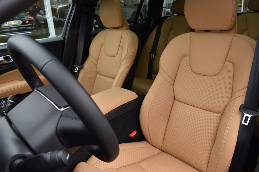 Volvo V60 T6 350PK Plug-in hybrid AWD Ultra Dark | Demo | Blis | Stoelventilatie | Massage Stoelen | Panodak | 360 Camera | B&W