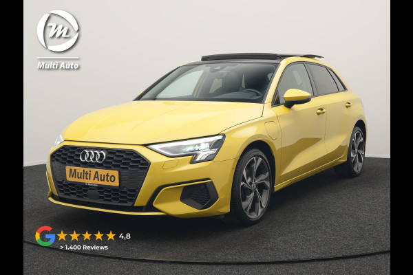 Audi A3 Sportback 40 e-tron Advance Sport PHEV 204pk Dealer O.H. | Panodak | Sportstoelen Verwarmd | Matrix LED | Keyless | Blis | Virtual Cockpit | Navigatie | DAB | Cruise Control | Plug In Hybrid |