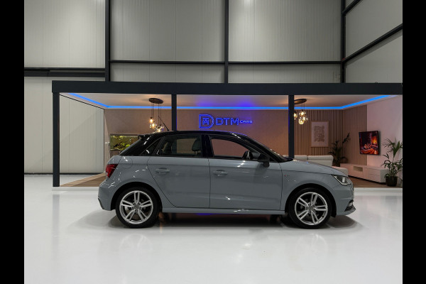 Audi A1 Sportback 1.0 TFSI S-line Aut. Navi Nap Led Leder Pdc Nardo Grey Airco Cruise 5drs