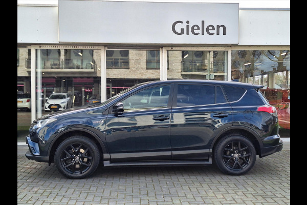 Toyota RAV4 2.5 Hybrid AWD Black Edition | Schuifdak, Treeplanken, Dodehoekherkenning, Keyless, Parkeersensoren, Elektrische achterklep