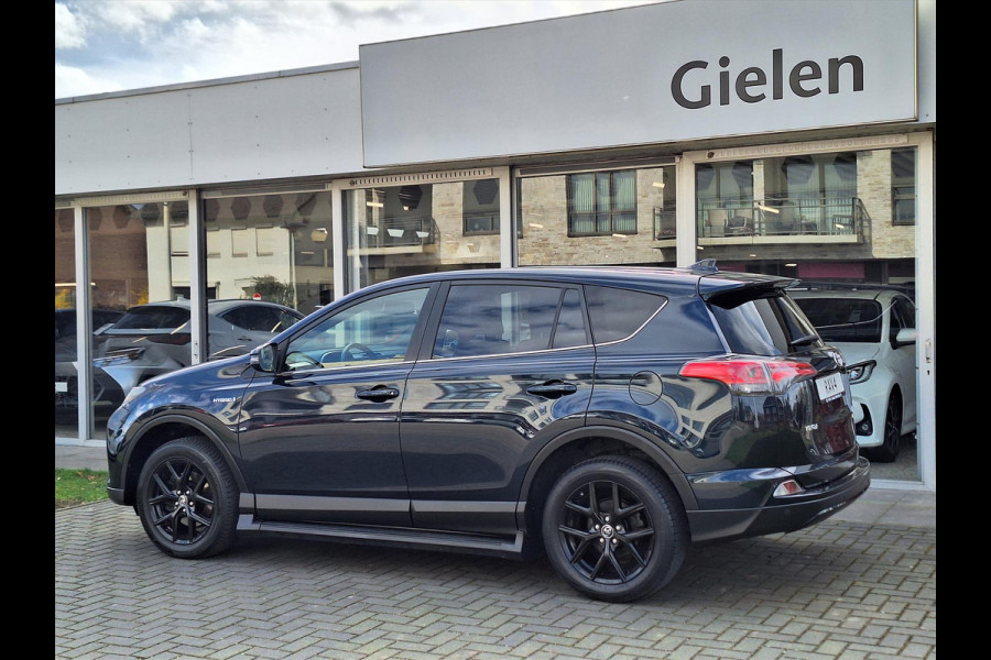Toyota RAV4 2.5 Hybrid AWD Black Edition | Schuifdak, Treeplanken, Dodehoekherkenning, Keyless, Parkeersensoren, Elektrische achterklep