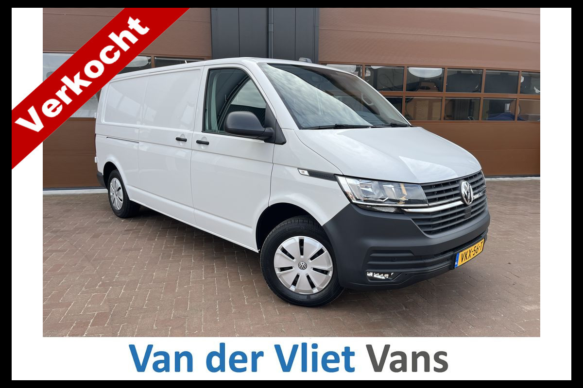 Volkswagen Transporter T6.1 2.0 TDI 150pk E6 L2 Lease €366 p/m, Airco, Navi, PDC, Sortimo inrichting, Trekhaak, Volledig onderhoudshistorie aanwezig