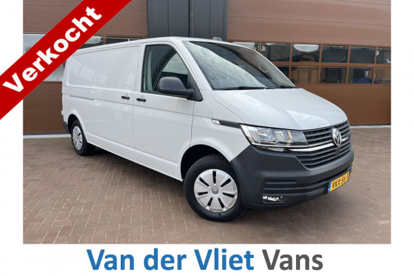 Volkswagen Transporter T6.1 2.0 TDI 150pk E6 L2 Lease €366 p/m, Airco, Navi, PDC, Sortimo inrichting, Trekhaak, Volledig onderhoudshistorie aanwezig