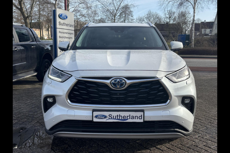 Toyota highlander 2.5 AWD Hybrid Premium | Bellen voor bezichtiging  | 7p |  Panoramadak | 360 graden camera | Platinum Pearl White | Adaptieve cruisecontrol | JBL audio | Head up Display | Stoelverwarming | Achterbank verwarmd | SCI