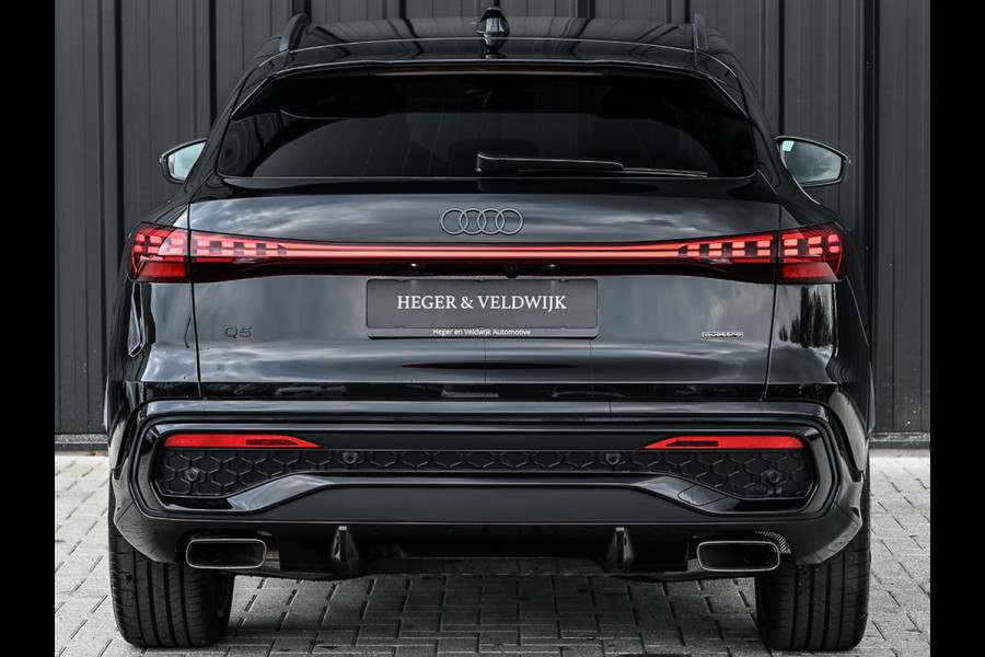 Audi Q5 Sportback 2.0 TFSI e-hybrid quattro S edition Competition | Luchtvering | S-Seats | Panorama dak | Trekhaak | Digital Oled | Adaptive Cruise | Tech Plus | 360 Camera | Memory | Ambiance interieur