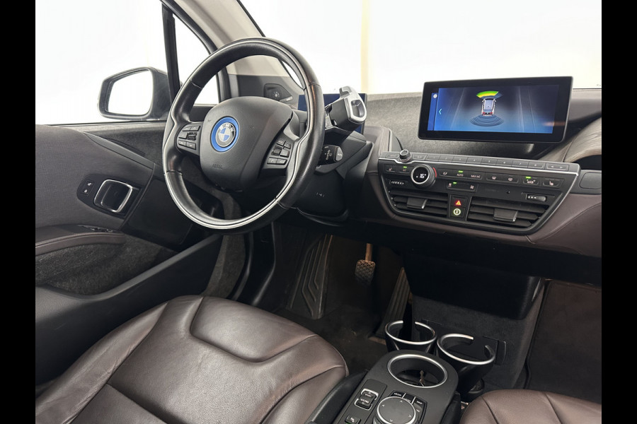 BMW i3 S 120Ah 42 kWh [ 3-Fase ] *ACCUCEL DEFECT / RANGE 151KM* *HEAT-PUMP | PANO | ADAPTIVE-CRUISE | LEATHER-FABRIC | FULL-LED | HARMAN/KARDON | HEATED-COMFORTSEATS | NAVI-FULLMAP | DAB+ | ECC | PDC | 18''ALU*