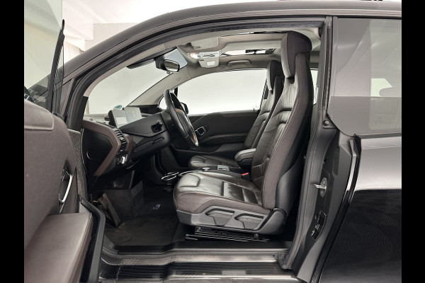 BMW i3 S 120Ah 42 kWh [ 3-Fase ] *ACCUCEL DEFECT / RANGE 151KM* *HEAT-PUMP | PANO | ADAPTIVE-CRUISE | LEATHER-FABRIC | FULL-LED | HARMAN/KARDON | HEATED-COMFORTSEATS | NAVI-FULLMAP | DAB+ | ECC | PDC | 18''ALU*