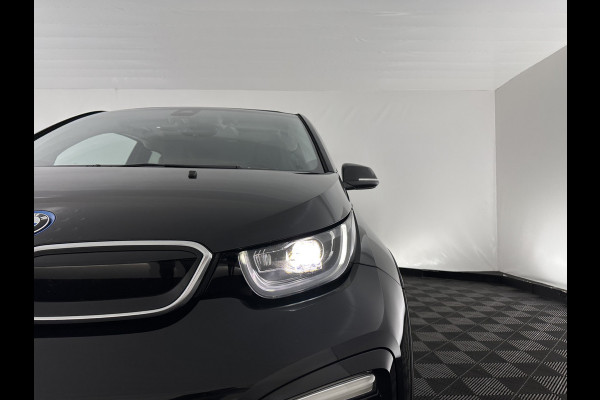 BMW i3 S 120Ah 42 kWh [ 3-Fase ] *ACCUCEL DEFECT / RANGE 151KM* *HEAT-PUMP | PANO | ADAPTIVE-CRUISE | LEATHER-FABRIC | FULL-LED | HARMAN/KARDON | HEATED-COMFORTSEATS | NAVI-FULLMAP | DAB+ | ECC | PDC | 18''ALU*