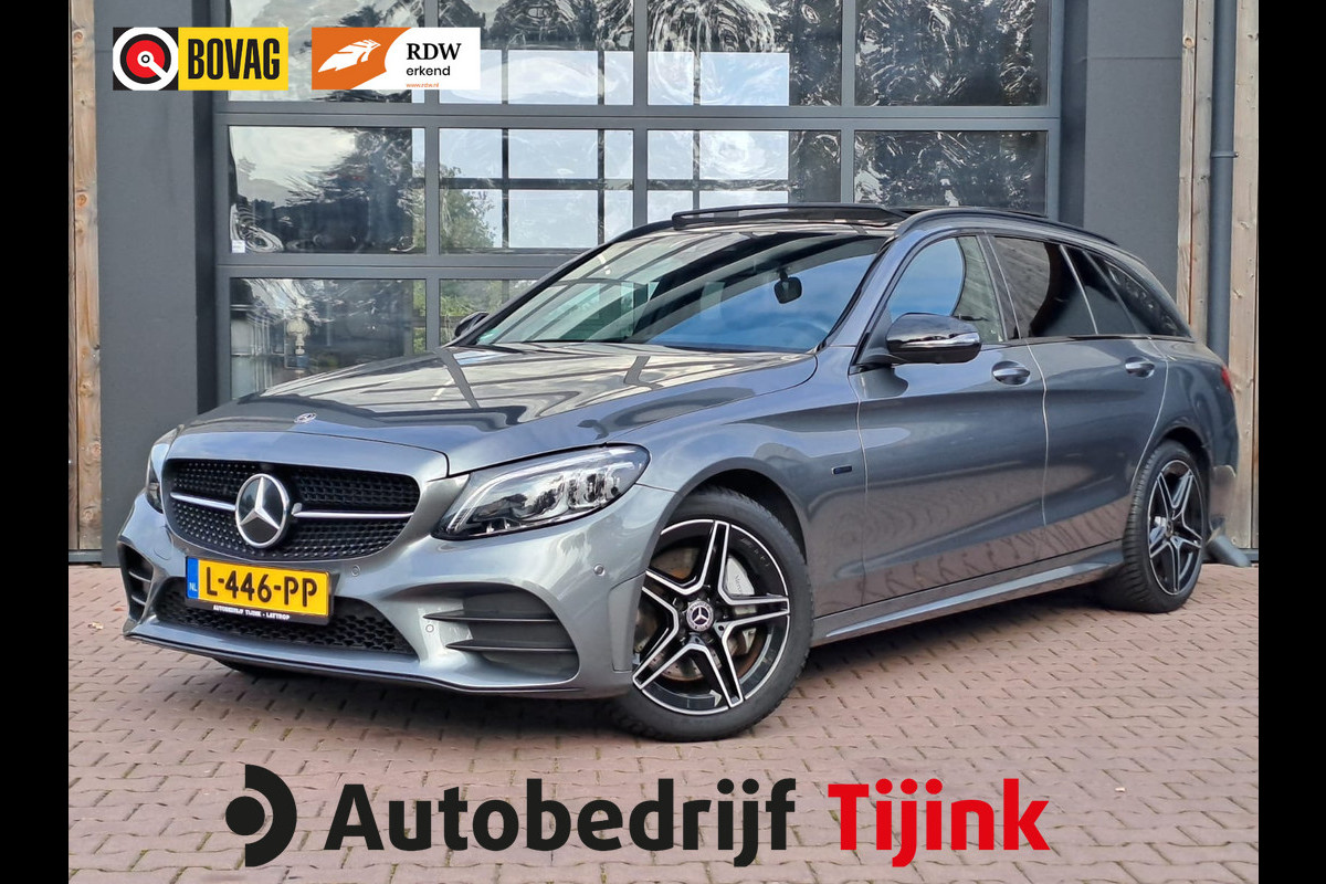 Mercedes-Benz C-Klasse Estate 300 e Business Plus Solution AMG Limited | Pano | Trekhaak | Multibeam | 360° camera | Leder/alcantara | Stoelverwarming | Elek. achterklep | Vol |
