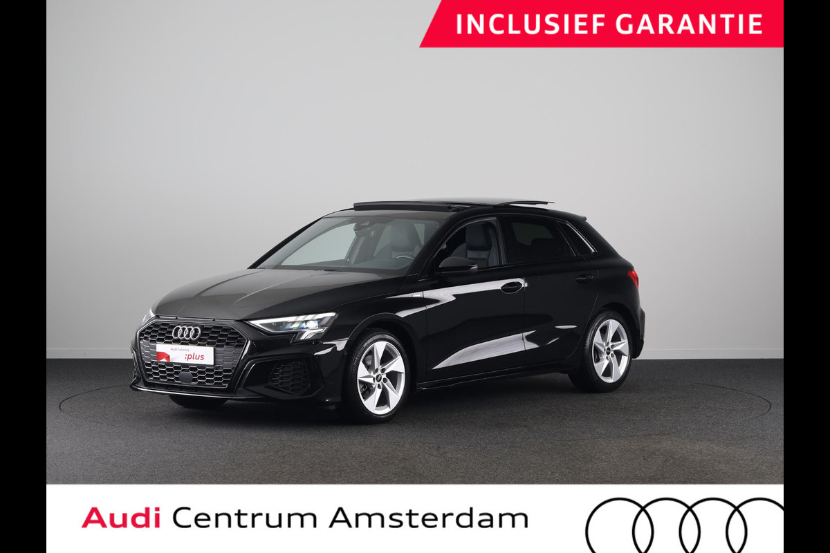 Audi A3 Sportback 35 TFSI S edition 150 pk S-tronic | Verlengde garantie | Navigatie | Panoramadak | Parkeersensoren (Park assist) | B&O Soundsystem | S-Line |