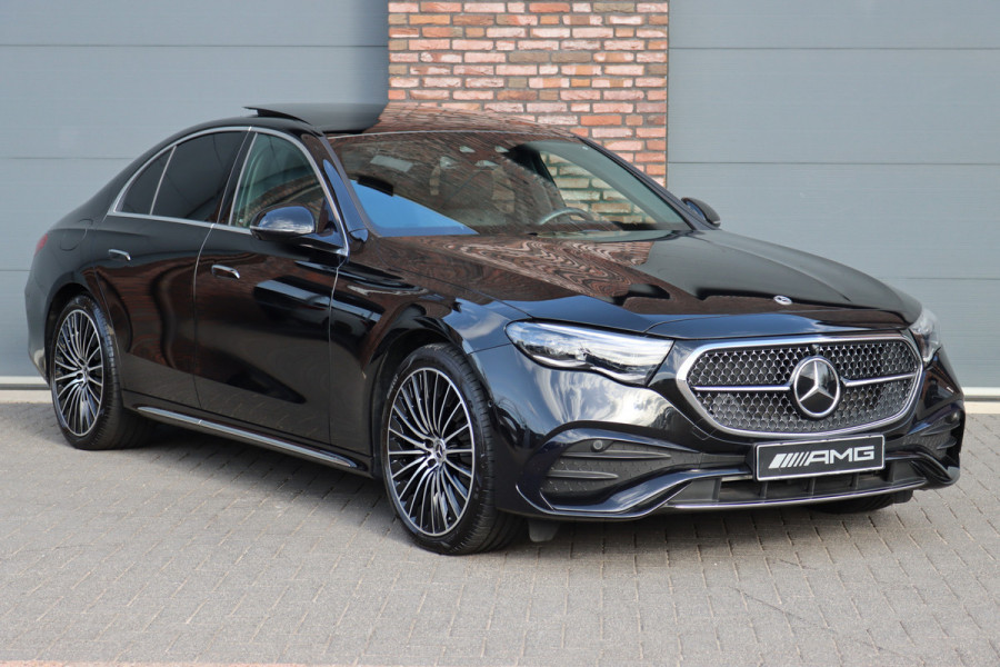 Mercedes-Benz E-Klasse 450 d 4MATIC AMG Line | Hyperscreen | Luchtvering | Achterasbesturing | Standkachel | Nappa Leder | Stoelventilatie | Trekhaak | Distronic+ | HUD | Massage | 3D-Display |
