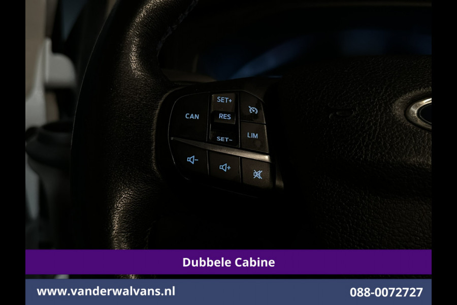 Ford Transit Custom 2.0 TDCI 131pk L2H1 Dubbele Cabine Euro6 Airco | 6-Zits | LED | Cruisecontrol | Parkeersensoren Achterklep, 2800kg trekvermogen