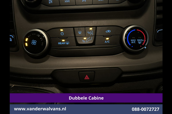 Ford Transit Custom 2.0 TDCI 131pk L2H1 Dubbele Cabine Euro6 Airco | 6-Zits | LED | Cruisecontrol | Parkeersensoren Achterklep, 2800kg trekvermogen