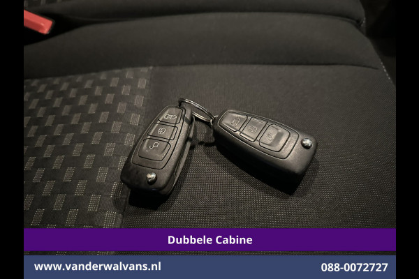 Ford Transit Custom 2.0 TDCI 131pk L2H1 Dubbele Cabine Euro6 Airco | 6-Zits | LED | Cruisecontrol | Parkeersensoren Achterklep, 2800kg trekvermogen