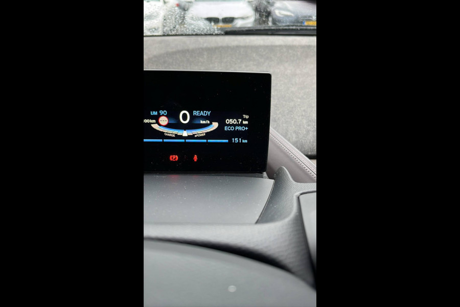 BMW i3 S 120Ah 42 kWh [ 3-Fase ] *ACCUCEL DEFECT / RANGE 151KM* *HEAT-PUMP | PANO | ADAPTIVE-CRUISE | LEATHER-FABRIC | FULL-LED | HARMAN/KARDON | HEATED-COMFORTSEATS | NAVI-FULLMAP | DAB+ | ECC | PDC | 18''ALU*