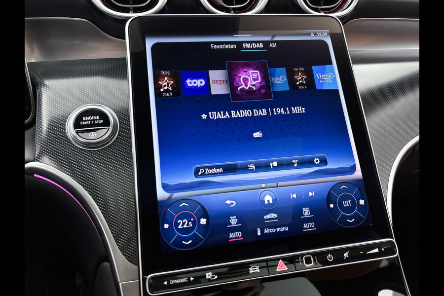 Mercedes-Benz GLC 200 4MATIC AMG Line Lichtmetalen velgen | Naviagtie | Panoramadak | elect. bed. voorstoelen met memory | MB-paasweekend