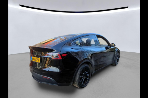 Tesla Model Y Long Range RWD 75 kWh | LMV Zwart 20" Turbine | Leer | Stoelverwarming V+A | Pano | Full Self Driving computer 4, Autopilot, Dodehoek detectie