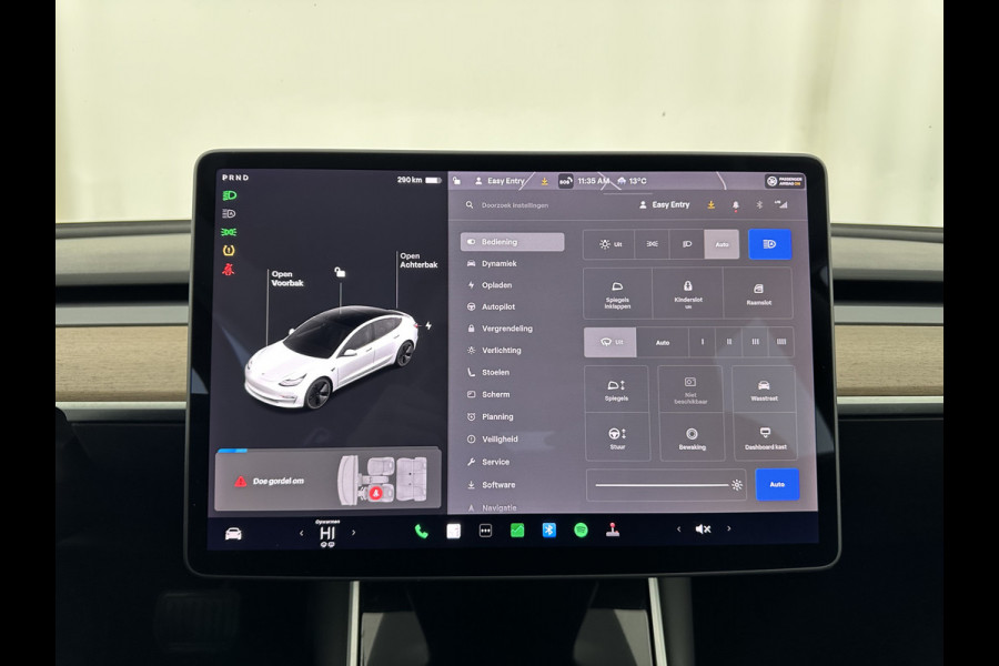 Tesla Model 3 Standard RWD Plus 60 kWh [ 3-Fase ] {SOH-97%} (INCL.BTW) Aut. *PANO | AUTO-PILOT | LEATHER | KEYLESS | FULL-LED | MEMORY-PACK | TOP-VIEW | DAB | CARPLAY | DIGI-COCKPIT | LANE-ASSIST | COMFORT-SEATS | 18"ALU*