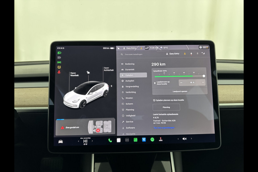 Tesla Model 3 Standard RWD Plus 60 kWh [ 3-Fase ] {SOH-97%} (INCL.BTW) Aut. *PANO | AUTO-PILOT | LEATHER | KEYLESS | FULL-LED | MEMORY-PACK | TOP-VIEW | DAB | CARPLAY | DIGI-COCKPIT | LANE-ASSIST | COMFORT-SEATS | 18"ALU*