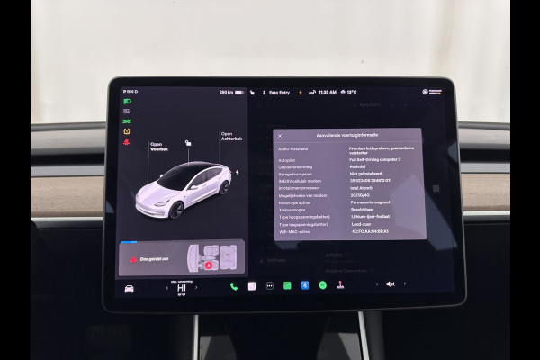 Tesla Model 3 Standard RWD Plus 60 kWh [ 3-Fase ] {SOH-97%} (INCL.BTW) Aut. *PANO | AUTO-PILOT | LEATHER | KEYLESS | FULL-LED | MEMORY-PACK | TOP-VIEW | DAB | CARPLAY | DIGI-COCKPIT | LANE-ASSIST | COMFORT-SEATS | 18"ALU*