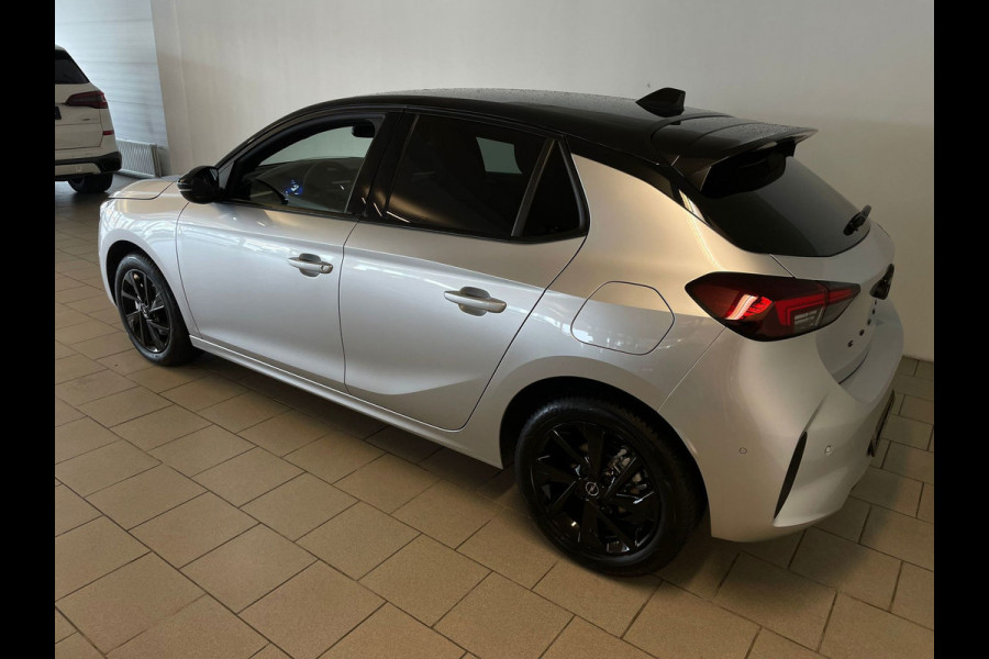Opel Corsa 1.2 Turbo GS AUTOMAAT AIRCO NAVI CRUISE BLUETOOTH APPLE CARPLAY ELEK RAMEN CENT VERG VELGEN ZWART DAK NIEUWSTAAT