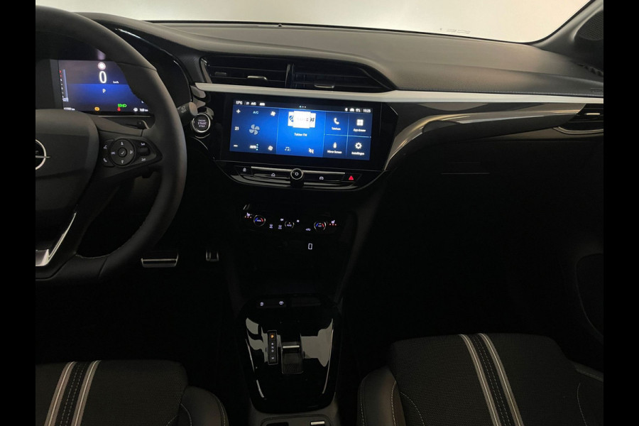 Opel Corsa 1.2 Turbo GS AUTOMAAT AIRCO NAVI CRUISE BLUETOOTH APPLE CARPLAY ELEK RAMEN CENT VERG VELGEN ZWART DAK NIEUWSTAAT