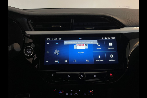 Opel Corsa 1.2 Turbo GS AUTOMAAT AIRCO NAVI CRUISE BLUETOOTH APPLE CARPLAY ELEK RAMEN CENT VERG VELGEN ZWART DAK NIEUWSTAAT