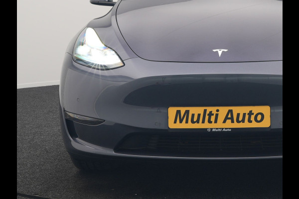 Tesla Model Y Long Range AWD 75 kWh 441pk SOH 92,3% | Full Self-Driving Capability | Panodak | Adaptive Cruise | Lederen Sportstoelen Memory & Verwarmd | Camera | Navigatie |