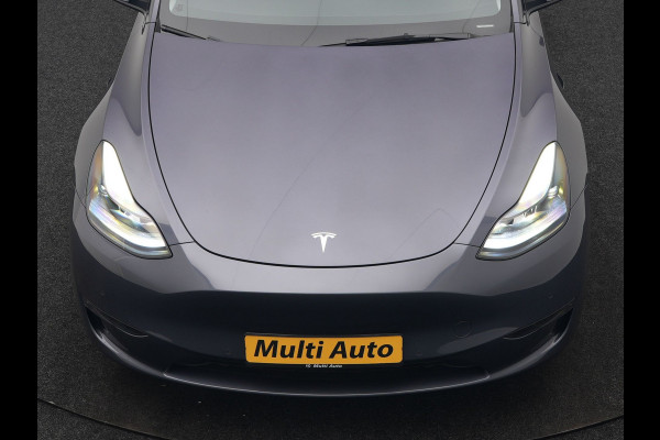 Tesla Model Y Long Range AWD 75 kWh 441pk SOH 92,3% | Full Self-Driving Capability | Panodak | Adaptive Cruise | Lederen Sportstoelen Memory & Verwarmd | Camera | Navigatie |