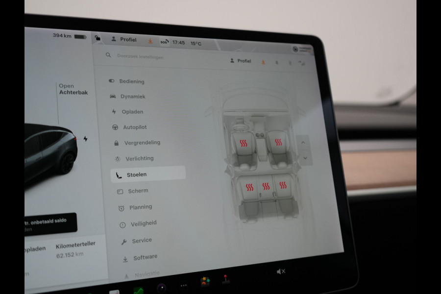 Tesla Model Y Long Range AWD 75 kWh 441pk SOH 92,3% | Full Self-Driving Capability | Panodak | Adaptive Cruise | Lederen Sportstoelen Memory & Verwarmd | Camera | Navigatie |