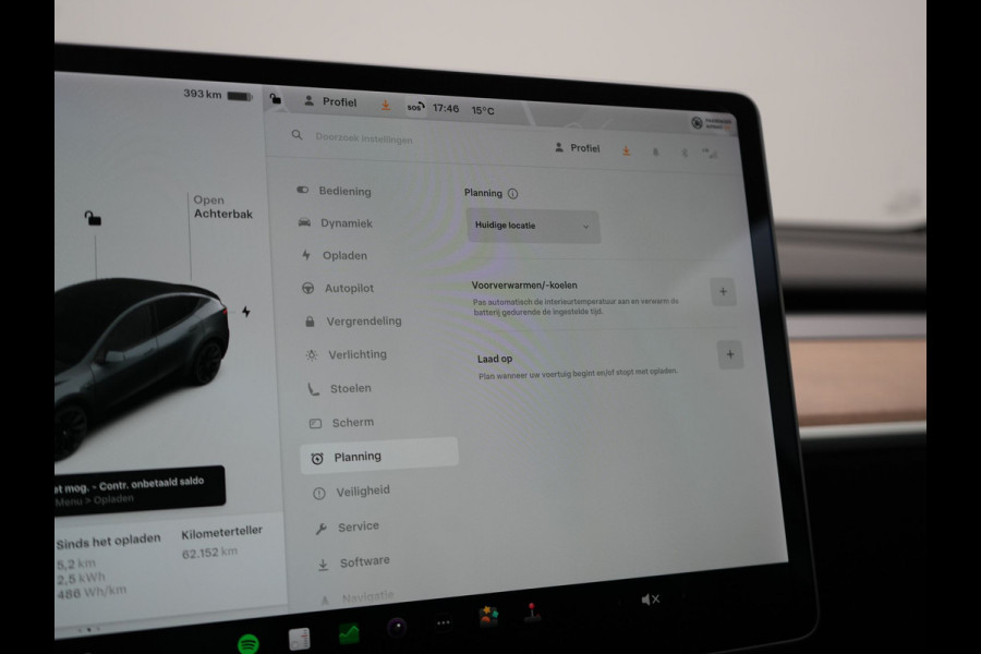 Tesla Model Y Long Range AWD 75 kWh 441pk SOH 92,3% | Full Self-Driving Capability | Panodak | Adaptive Cruise | Lederen Sportstoelen Memory & Verwarmd | Camera | Navigatie |