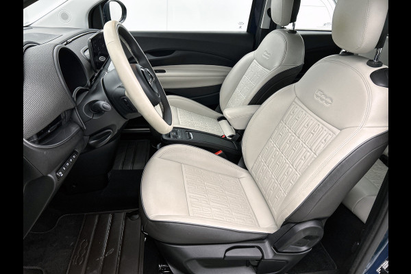 Fiat 500E CABRIO La Prima 119PK / 42 kWh / SOH 88% / Leder / Adap-Cruise / Pdc+Camera / Navigatie / Airco-ecc. / Apple Carplay Android / Apk 11-2026