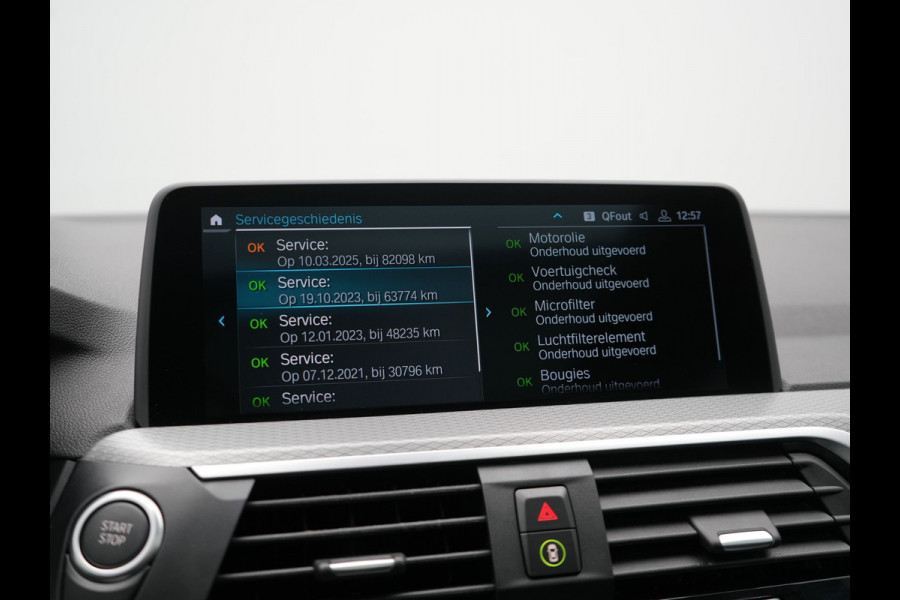 BMW X3 xDrive30e M Sport PHEV 293pk Dealer O.H. | Panodak | Head Up | Camera | Lederen Sportstoelen Verwarmd | Sfeerverlichting | Keyless | Blis | Virtual | Navigatie | DAB | Plug In Hybrid