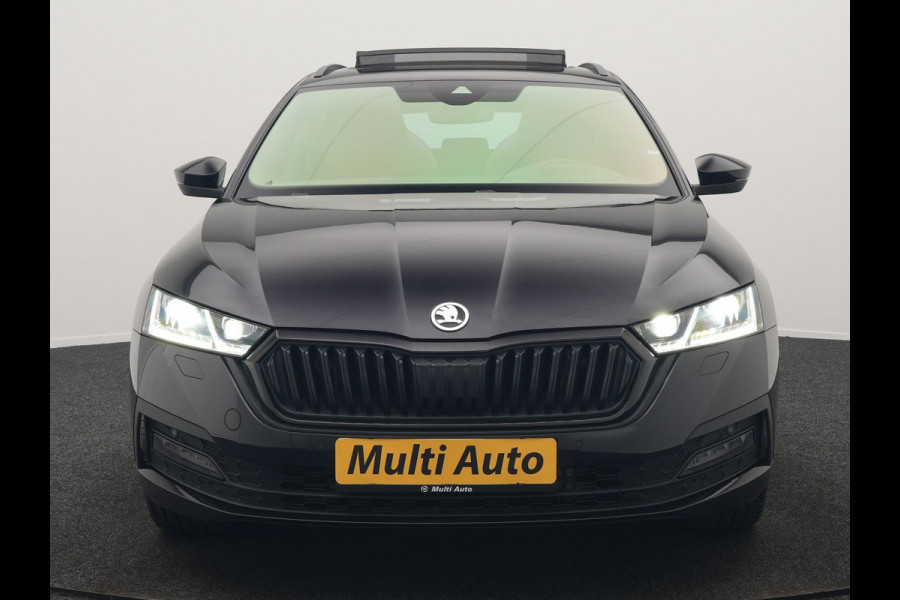 Škoda Octavia Combi 1.4 TSI iV Sportline Business Edition Plus PHEV 204pk Dealer O.H. | Panodak | Adaptive Cruise | Head Up | Camera | Canton Audio | RS Sportstoelen Memory & Verwarmd | Sfeerverlichting | Apple Carplay | Keyless | Blis | Virtual | Navigatie | DAB | Plug In Hyb