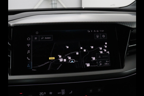 Audi Q4 e-tron 35 Launch edition Advanced 55 kWh | Warmtepomp | Stoelverwarming | Matrix LED | Carplay | Virtual Cockpit | Parkeerhulp | 19'' | Sportstoelen | Navigatie | Cruise control