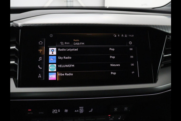 Audi Q4 e-tron 35 Launch edition Advanced 55 kWh | Warmtepomp | Stoelverwarming | Matrix LED | Carplay | Virtual Cockpit | Parkeerhulp | 19'' | Sportstoelen | Navigatie | Cruise control