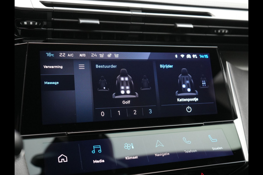 Peugeot 308 SW 1.6 GT Pack Business PHEV 225pk Dealer O.H. | Panodak | Adaptive Cruise | 360 Camera | Lederen Sportstoelen Massage & Memory | Focal Sound | Stoelen & Stuur Verwarmd | Sfeerverlichting | Apple Carplay | Keyless | Navigatie | DAB | Plug